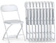 White Plastic Folding Chairs